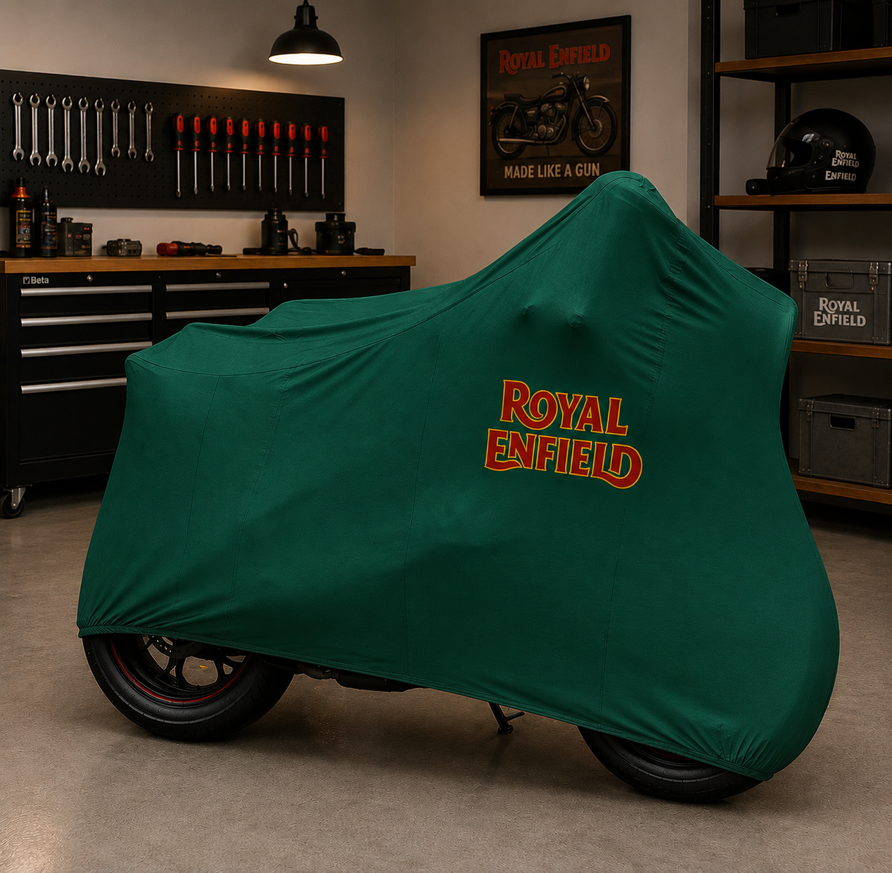 Royal Enfield Motorcycle Indoor Cover