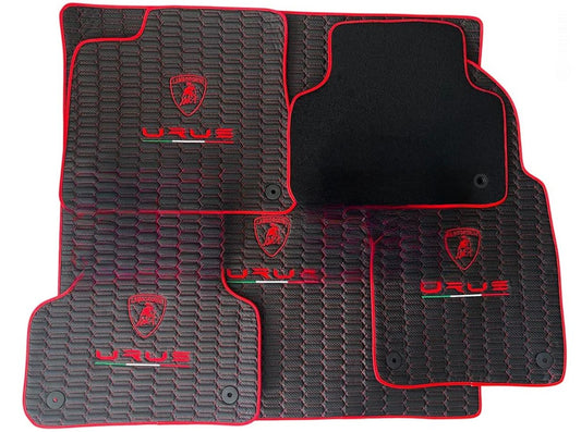 For Lamborghini Urus Graphite Capsule 2023 Car Floor Mats Custom fit Leather for all URUS Waterproof Carpet Liner