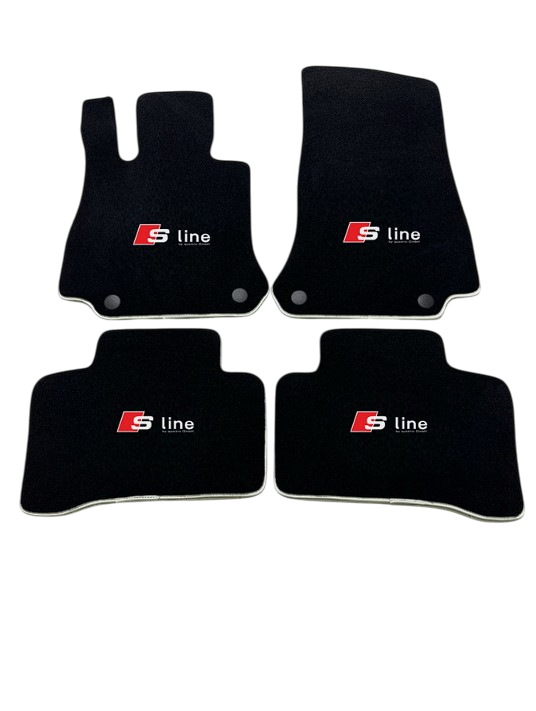 For all Audi Sline Model Carpet Car Floor Mats Custom fit for all Audi Sline Model Carpet Liner