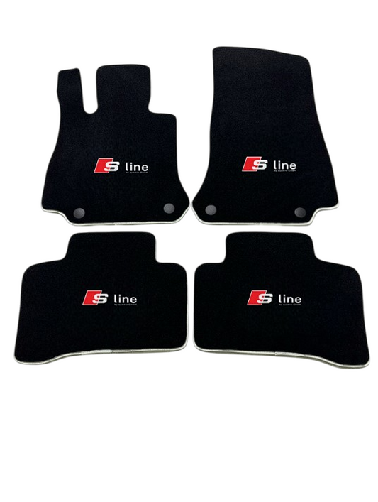For all Audi Sline Model Carpet Car Floor Mats Custom fit for all Audi Sline Model Carpet Liner
