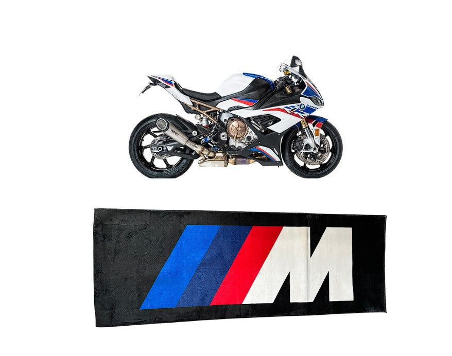 BMW M Series Premium Motorcycle Mat – Non-Slip, Soft & Durable (220x80 cm)