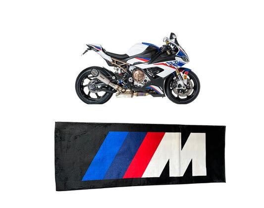 BMW M Series Premium Motorcycle Mat – Non-Slip, Soft & Durable (220x80 cm)