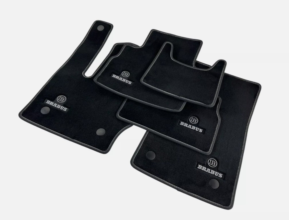 For all BRABUS Series Carpet Car Floor Mats