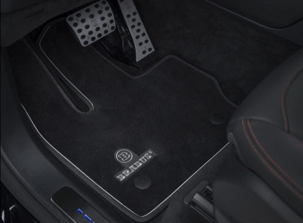 For all BRABUS Series Carpet Car Floor Mats