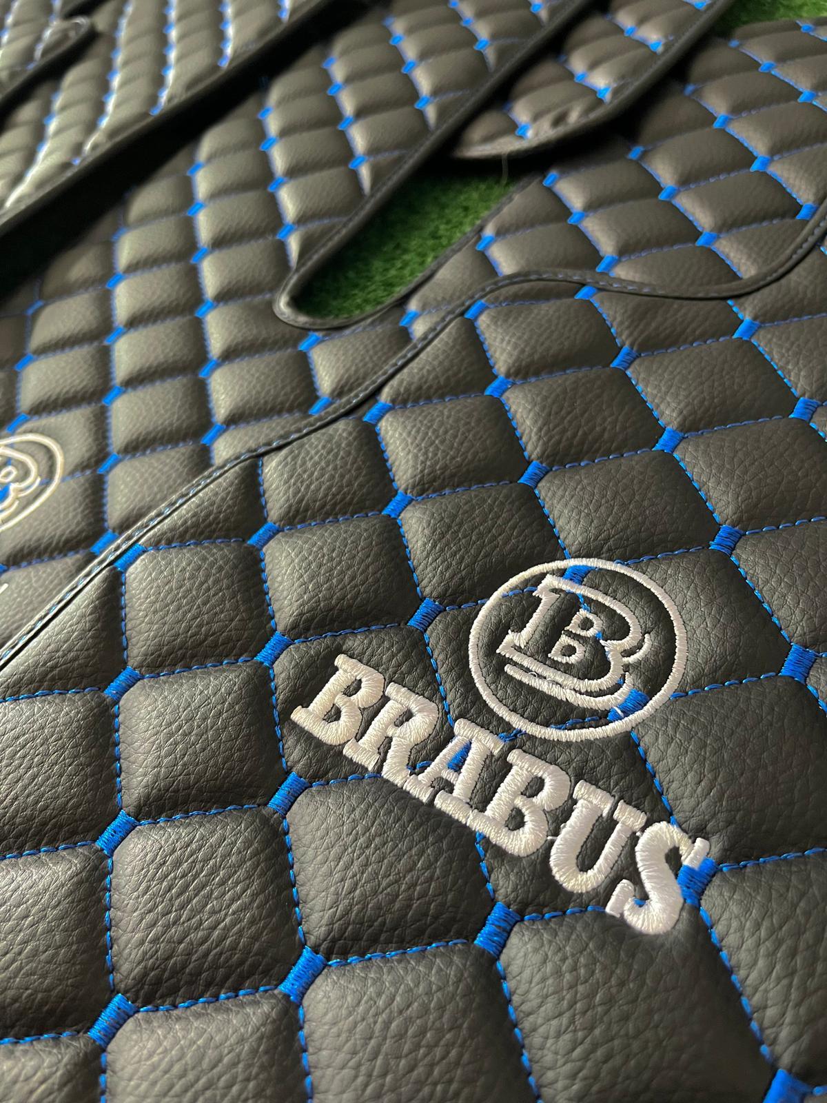 For BRABUS Car Floor Mats Custom fit Leather for all Brabus Model Waterproof Carpet Liner