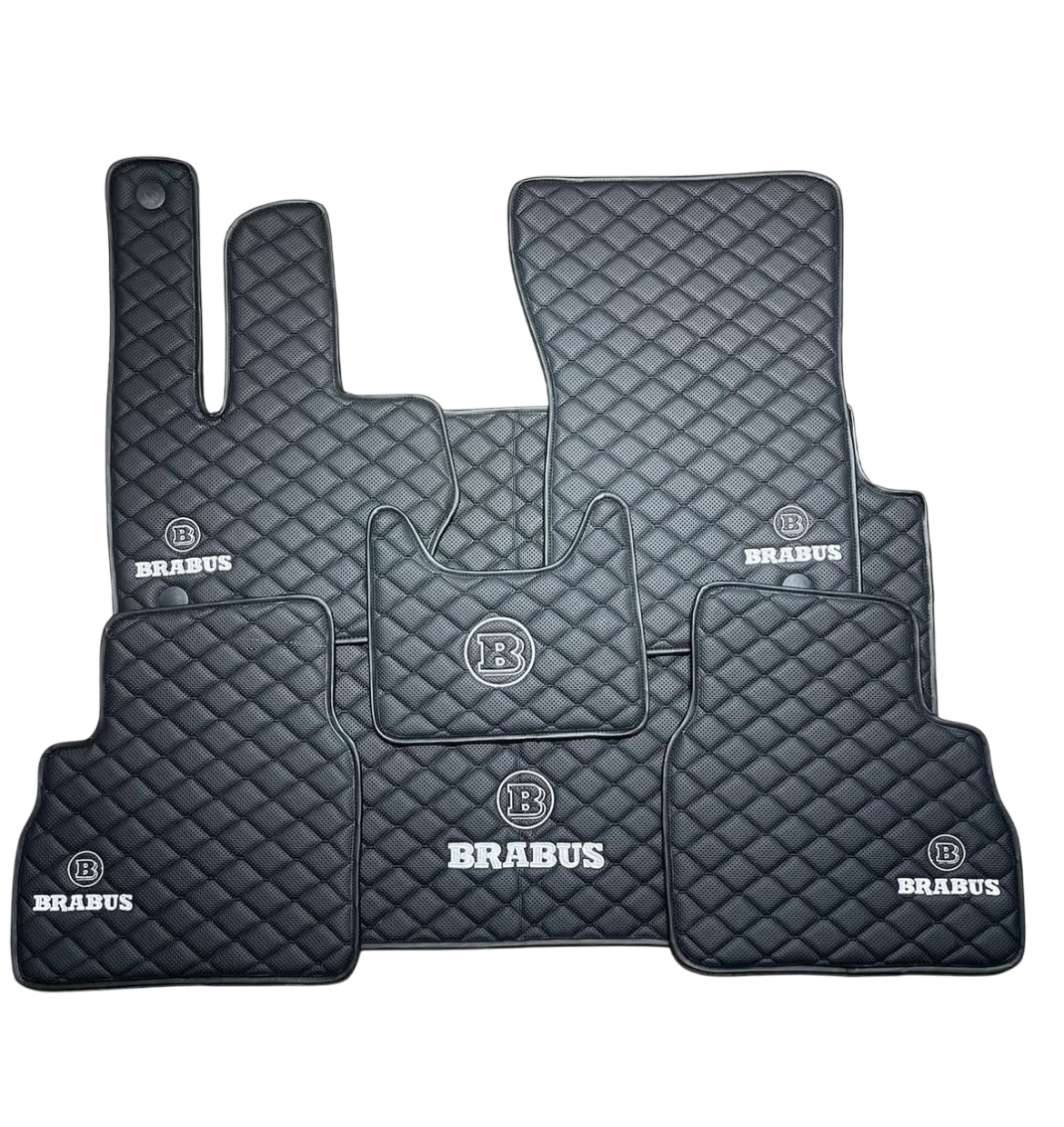 For BRABUS Car Floor Mats Custom fit Leather for all Brabus Model Waterproof Carpet Liner