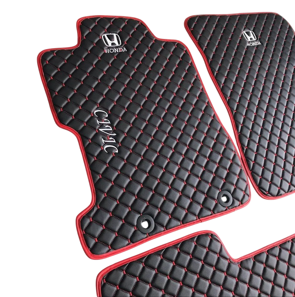 For Honda Civic Car Floor Mats Custom fit Leather for all Civic Waterproof Carpet Liner