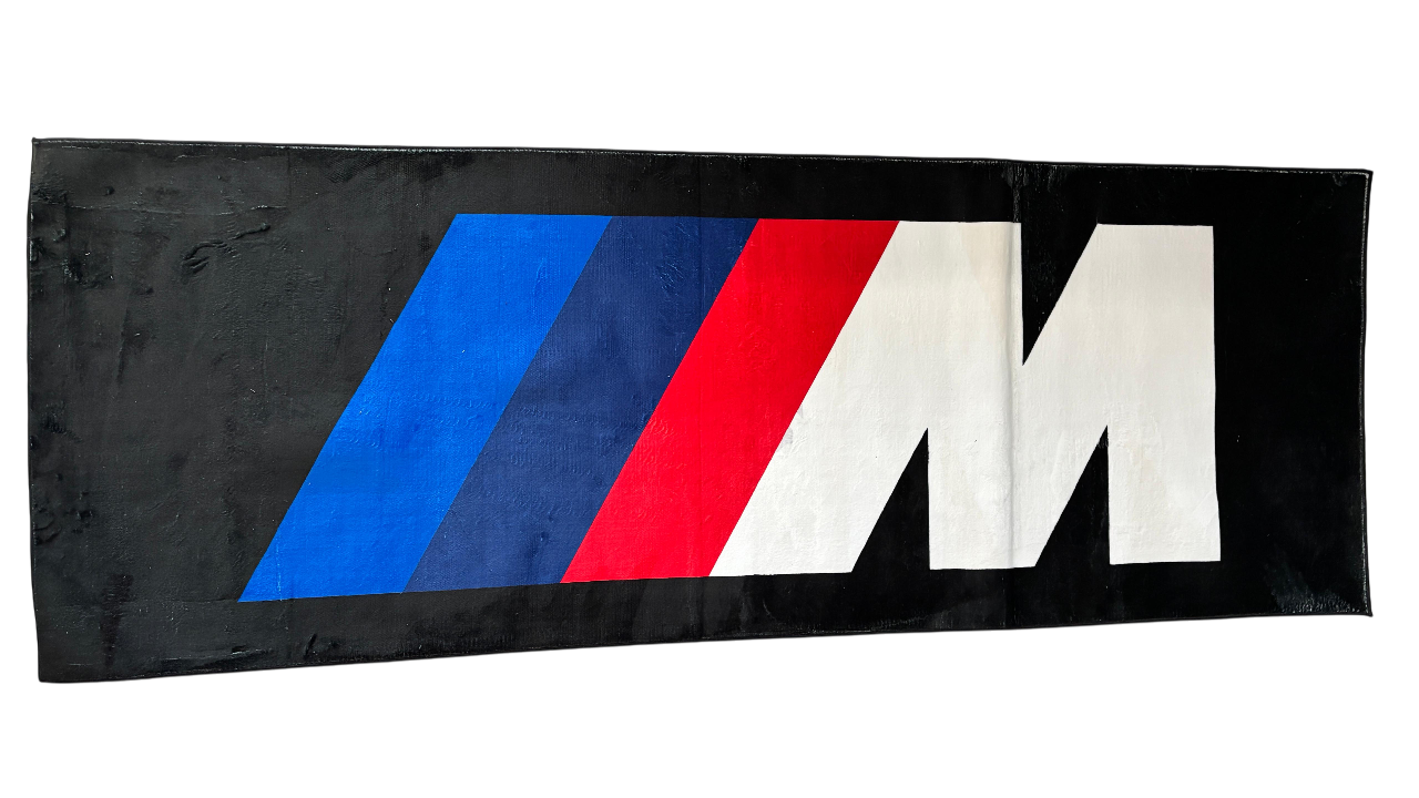BMW M Series Premium Motorcycle Mat – Non-Slip, Soft & Durable (220x80 cm)