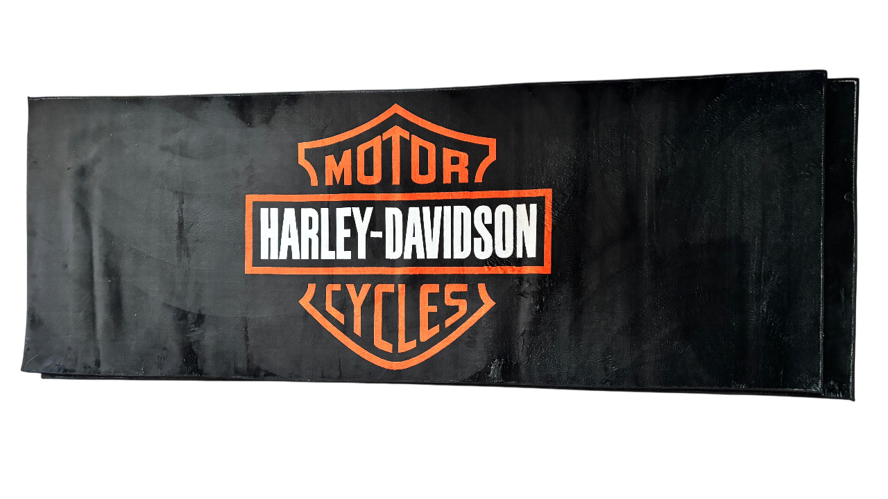 Harley Davidson Premium Motorcycle Mat – Non-Slip, Soft & Durable (220x80 cm)