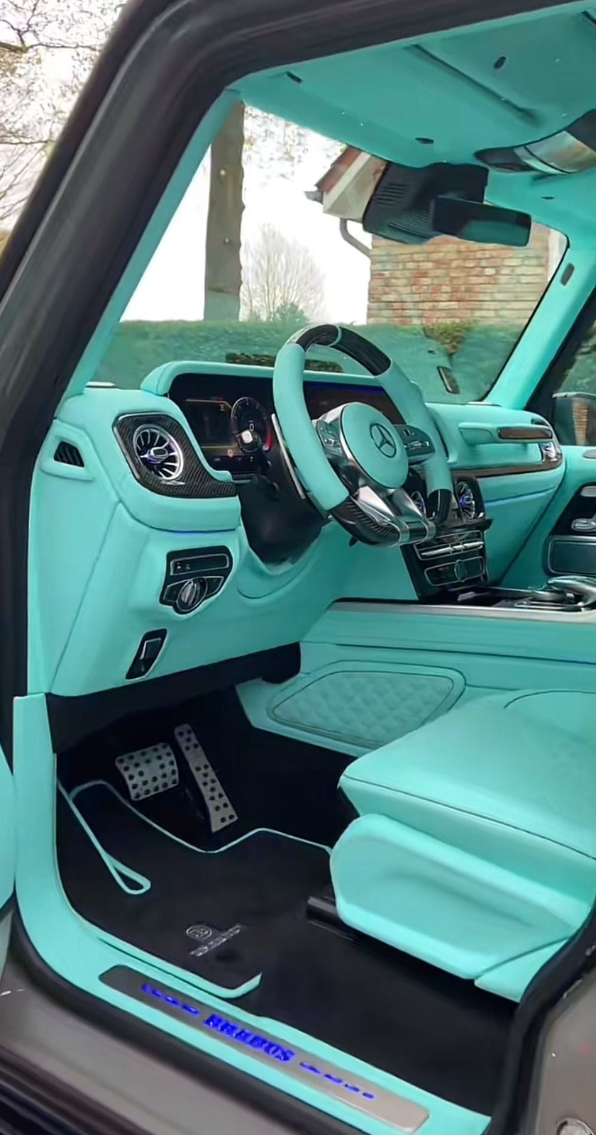 For all BRABUS Series Carpet Car Floor Mats Bespoke
