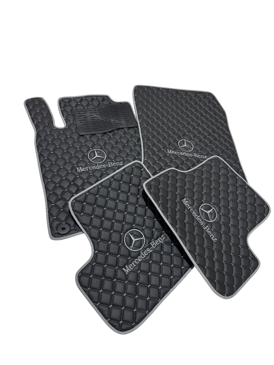 For Mercedes Benz Car Floor Mats Custom fit Leather for all Mercedes Benz Model Waterproof Carpet Liner