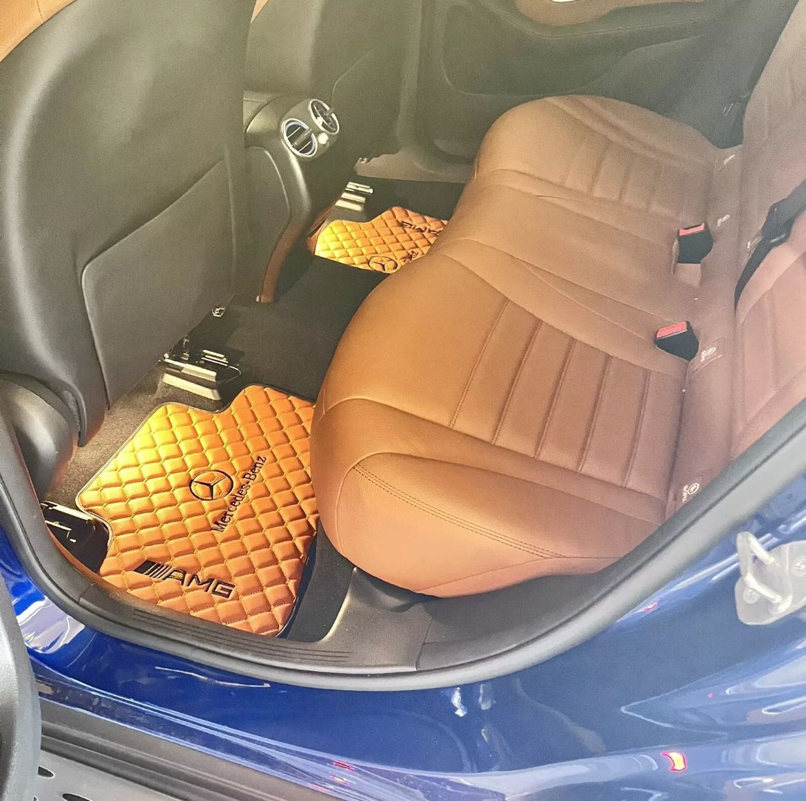 For Mercedes Benz and AMG Car Floor Mats Custom fit Leather for all Mercedes Benz AMG Model Waterproof Carpet Liner