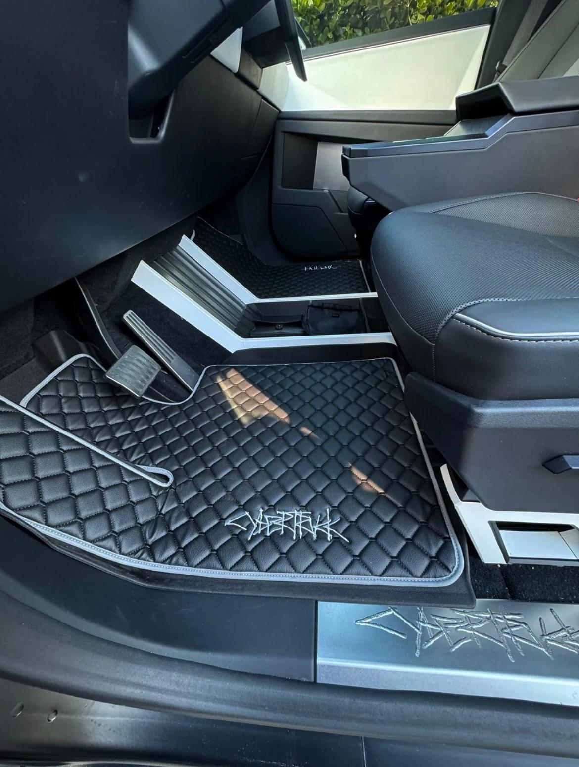For Cybertruck Car Floor Mats Custom fit Leather for all Cybertruck Waterproof Carpet Liner