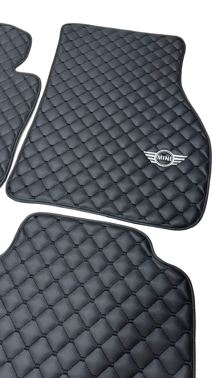 For Mini Cooper John Cooper Works R50 (2001-2006) Car Floor Mats Custom fit Leather for all Mini Cooper Waterproof Carpet Liner