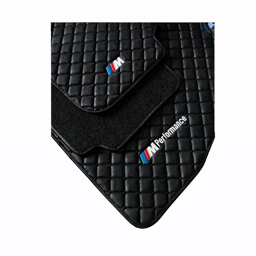 For BMW M Performance Car Floor Mats Custom fit Leather for all BMW M Performance Waterproof Carpet Liner