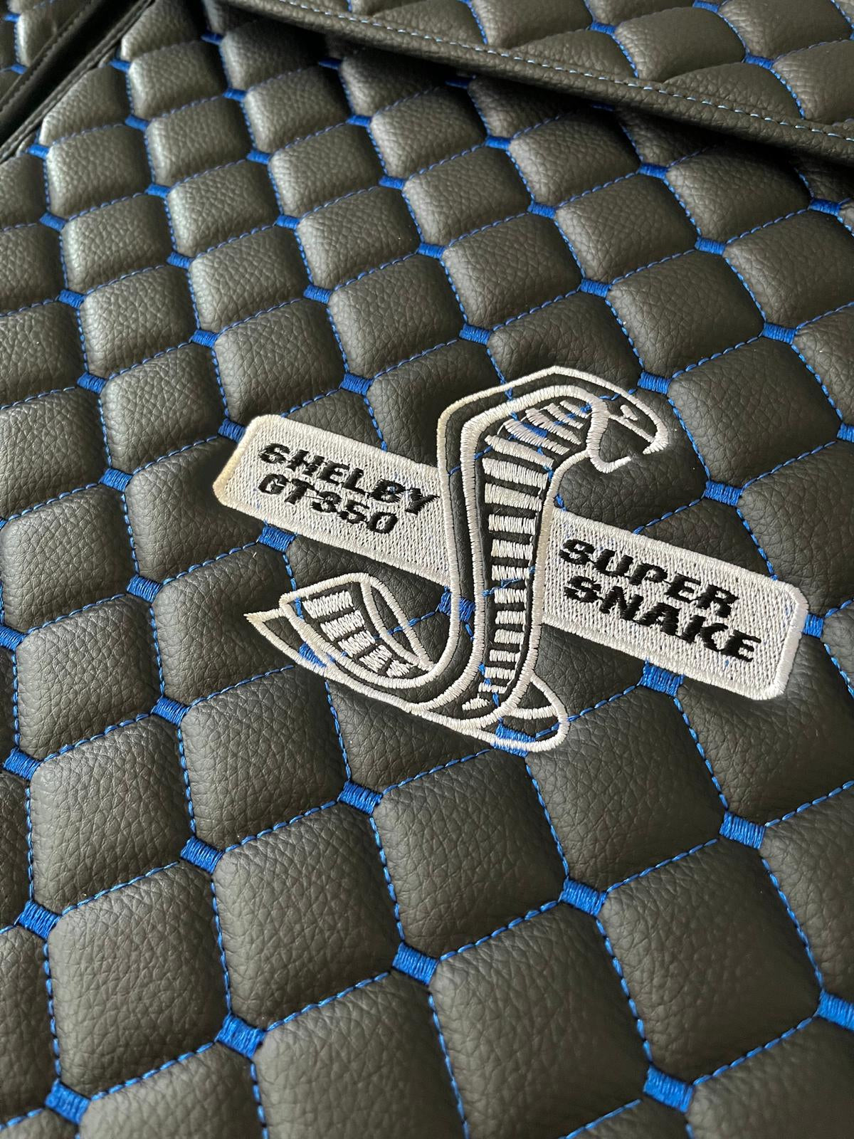 For Shelby GT350 Supersnake Car Floor Mats Custom fit Leather for all Shelby GT350 Supersnake Model Waterproof Carpet Liner