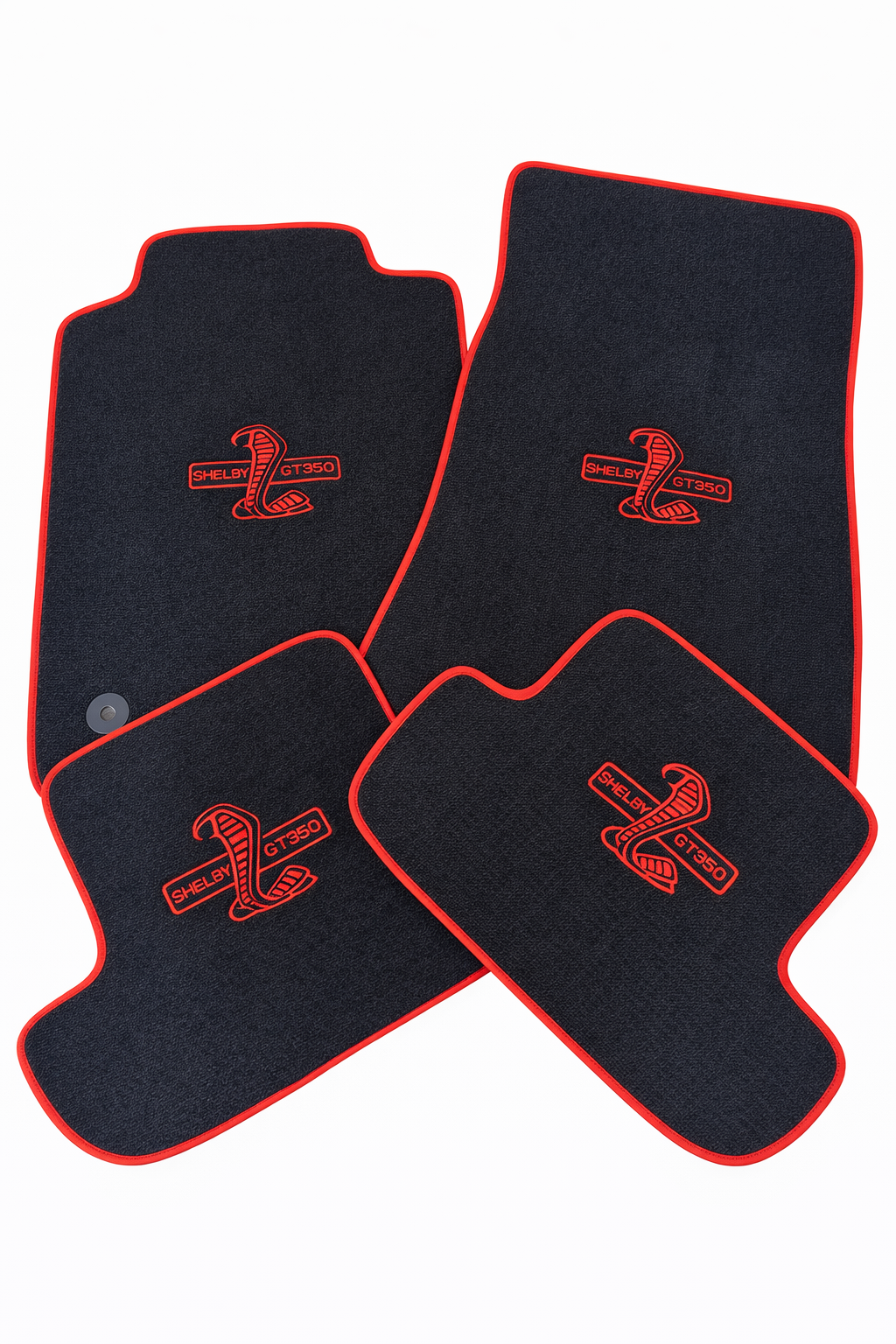 For All Shelby GT350 Model Carpet Car Floor Mats Custom fit for GT350 Design Carpet Liner