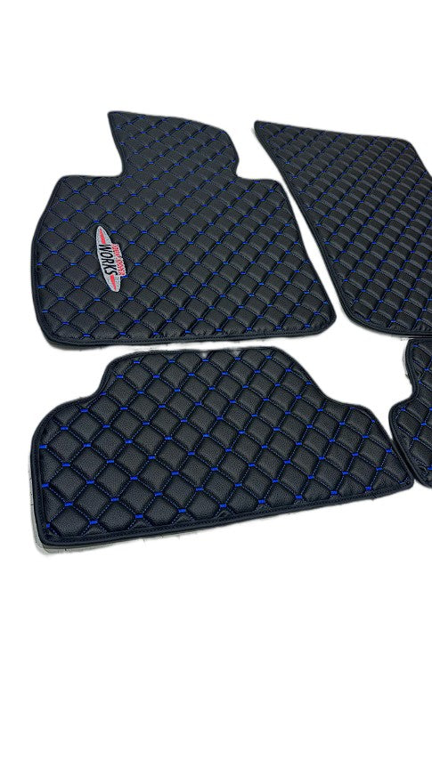 For Mini Cooper John Cooper Works R50 (2001-2006) Car Floor Mats Custom fit Leather for all Mini Cooper Waterproof Carpet Liner