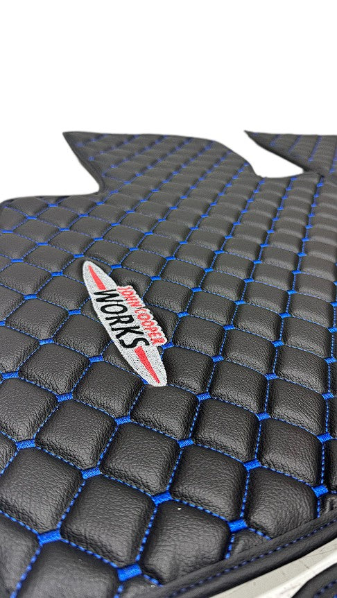 For Mini Cooper John Cooper Works F60 (2017-2025) Car Floor Mats Custom fit Leather for all Mini Cooper Waterproof Carpet Liner
