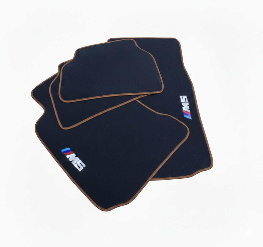 For All BMW M5 Model Carpet Car Floor Mats Custom fit for BMW Model M5 Design Carpet Liner
