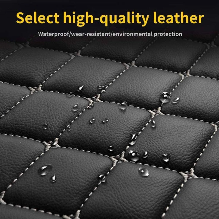 For All Audi Model Cargo Liner, Leather Trunk Mat