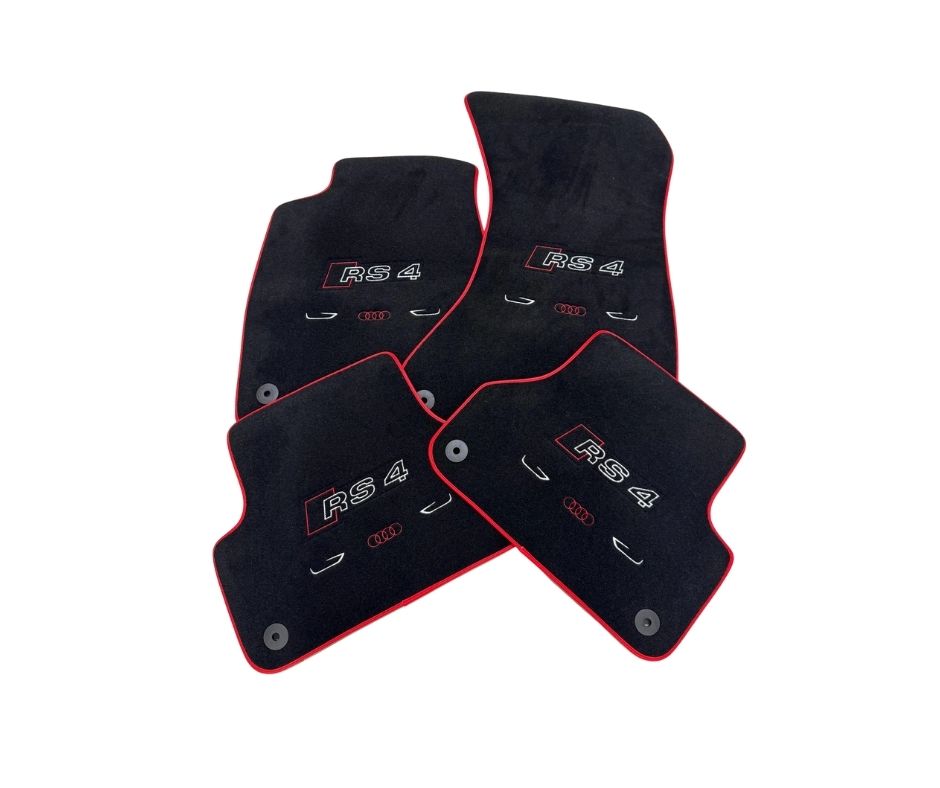 For all Audi RS4 Model Floor Mats Custom fit Carpet Liner