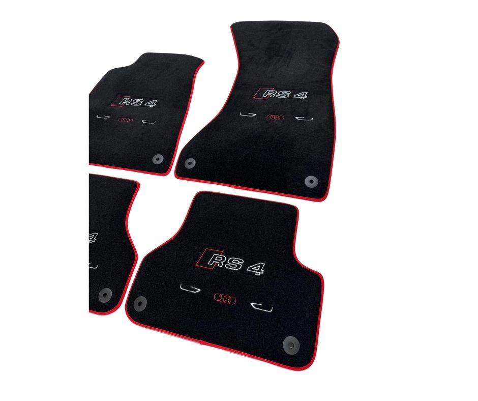 For all Audi RS4 Model Floor Mats Custom fit Carpet Liner