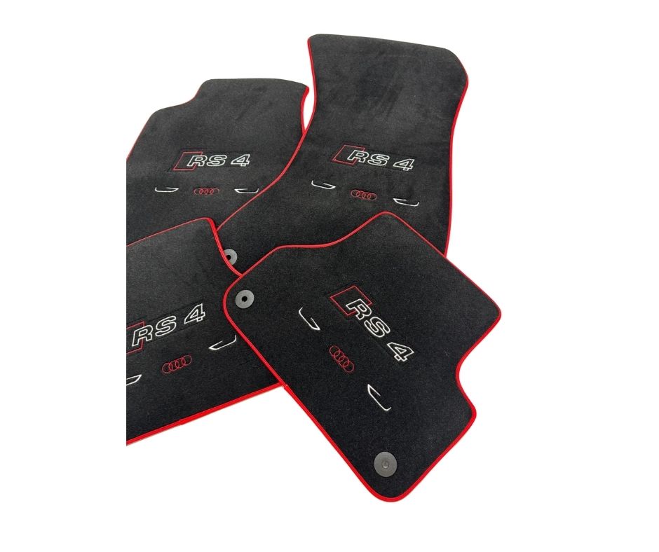 For all Audi RS4 Model Floor Mats Custom fit Carpet Liner