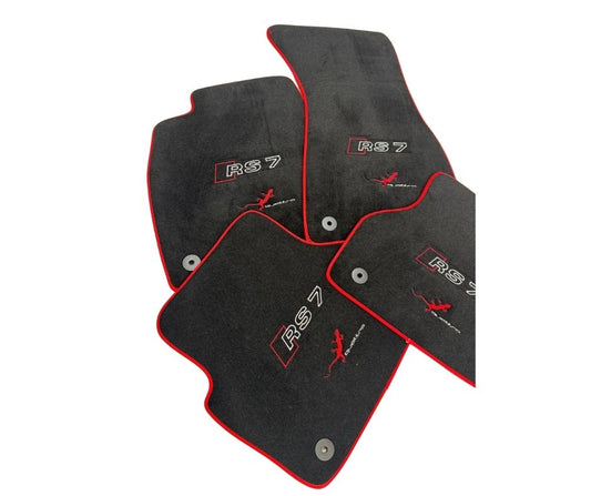 For all Audi RS7 Quattro Carpet Car Floor Mats for all RS7 Quattro Carpet Liner