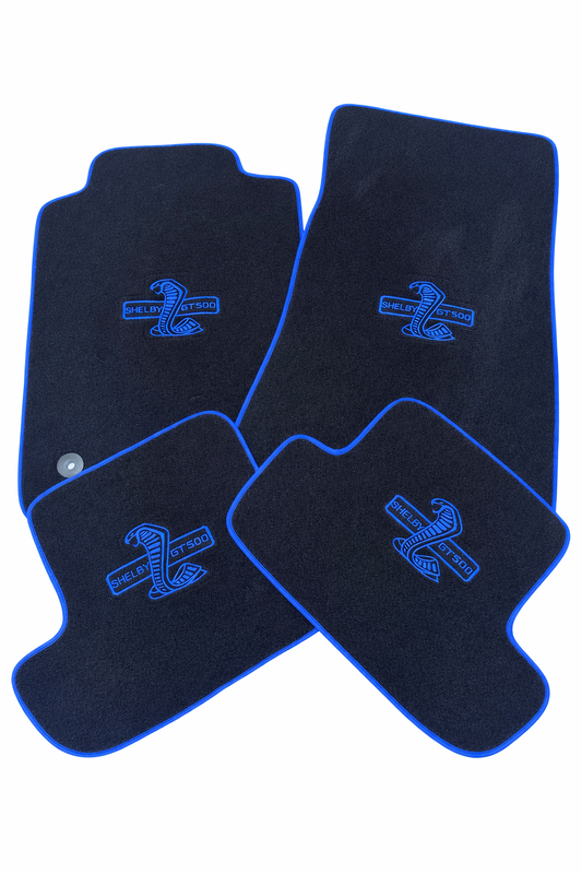 For All Shelby GT500 Model Carpet Car Floor Mats Custom fit for GT500 Design Carpet Liner