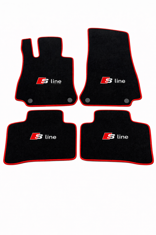 For all Audi Sline Model Carpet Car Floor Mats Custom fit for all Audi Sline Model Carpet Liner