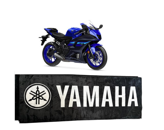 Yamaha Premium Motorcycle Mat – Non-Slip, Soft & Durable (220x80 cm)
